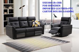 Promoção de atacado de poltrona reclinável de couro