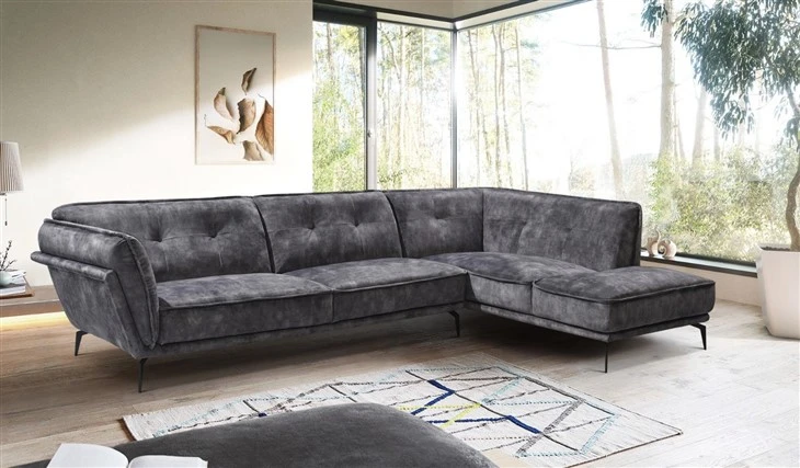L Shape Fabric Sofa